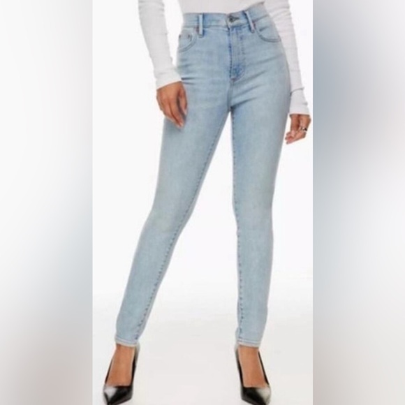DENIM FORUM JEANS ARITZIA THE LOLA HIGH RISE SKINNY 26L 26 LONG - Picture 1 of 4